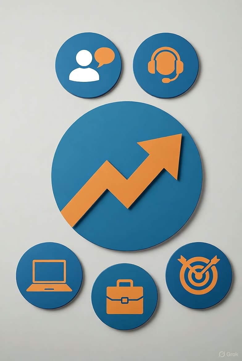 MSP lead generation guide infographic showing 7 methods to generate leads for managed service providers including outbound prospecting, partner referrals, and digital marketing strategies